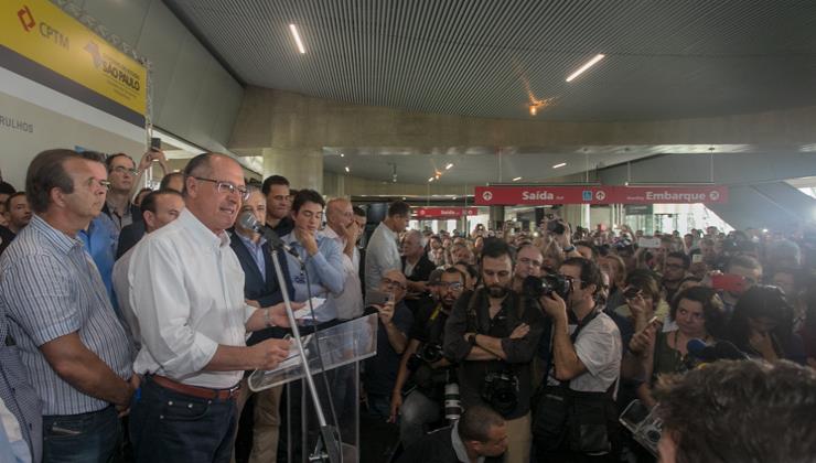 Alckmin inaugura Linha 13-Jade da CPTM que chegará ao Aeroporto de Guarulhos