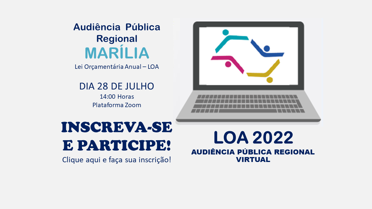 Audiências Regionais Virtuais - Marília