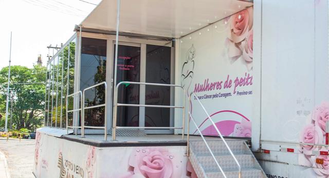 Carreta da mamografia chega às cidades de Trabiju e Nova Europa